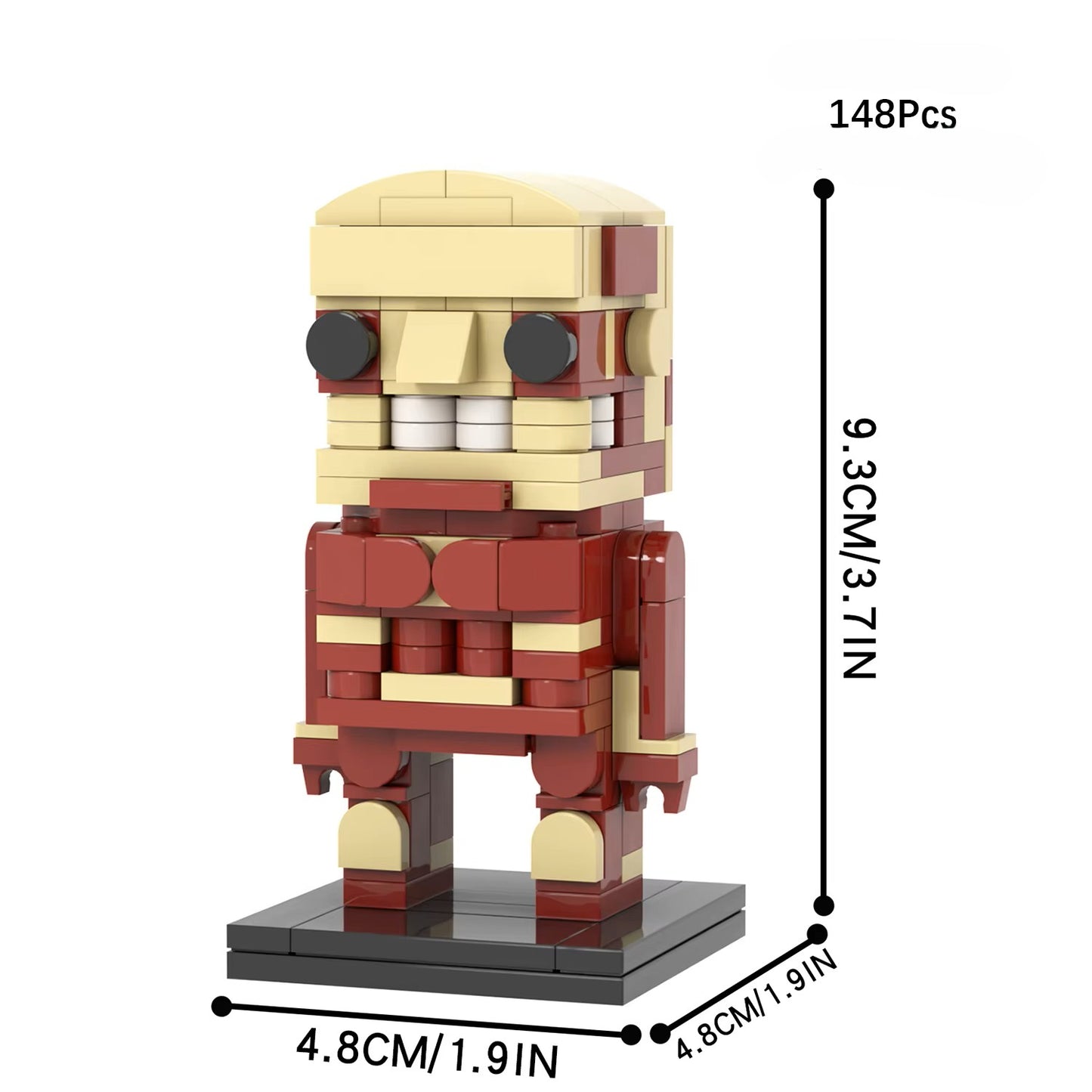 Titan Brick Statues