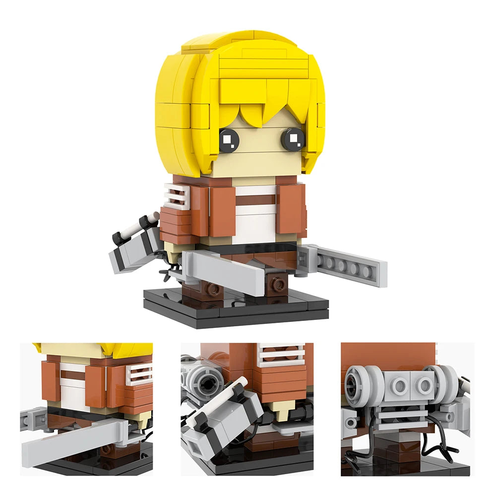 Anime Brick Statues